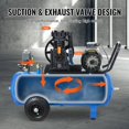 thumbnail image 4 of Air Compressor Pump Head 3HP 5.8CFM @ 90PSI Twin Cylinder Piston Pump Head, 4 of 6