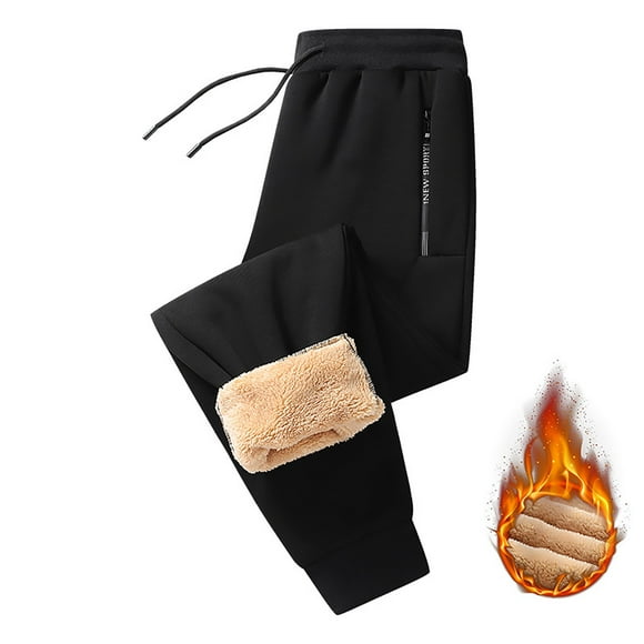 Outfmvch Womens Sweatpants Thermal Pants Athletic Leggings Seamless Leggings Joggers for Women Fleece Pants Women Thick Leggings for Women Z Black M