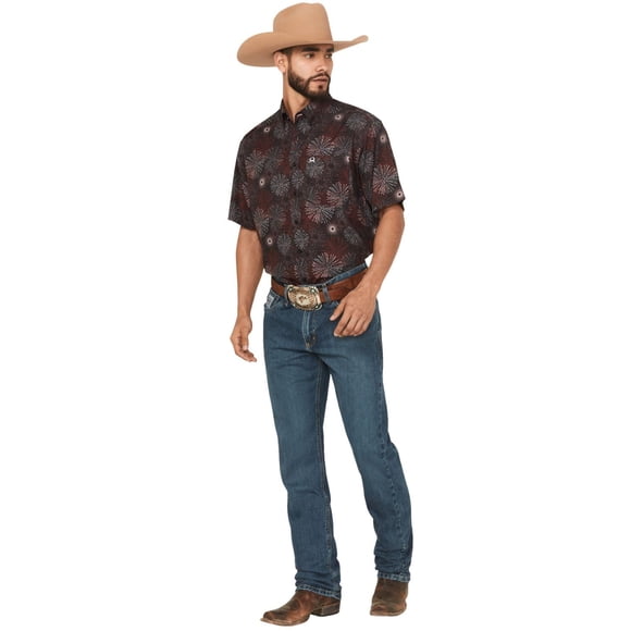 Pantalones Cinch Carter Corte Relajado Jean Lavado Piedra Medio