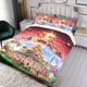 thumbnail image 3 of Película de Earthbound Conjunto de sábanas temático, trío de piezas, cómodo y amigable con la piel, diseño único, regalo de decoración para el hogar para familiares, amigos y fans,173cm *218cm, 3 of 6