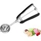 thumbnail image 1 of Cuchara para helado de 20*3 cm, Cuchara para helado de acero inoxidable, Cuchara para helado con gatillo conveniente, Cuchara para frutas, Cuchara para sandía Rojo Verde Cocina, Decoración y Otros, 1 of 5
