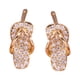 thumbnail image 2 of Pendientes para mujer, regalos para mujer, zapatillas de circonita, pendientes con forma de flor, bonitos pendientes para mujer, niña, rompecabezas de bola., 2 of 5