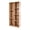 Oak, variant on Mifurn 3 Cube Storage Organizer, White 3-Tier Bookshelf with Closed Back Panel, Wooden Bookcase for Living Room Bedroom Office