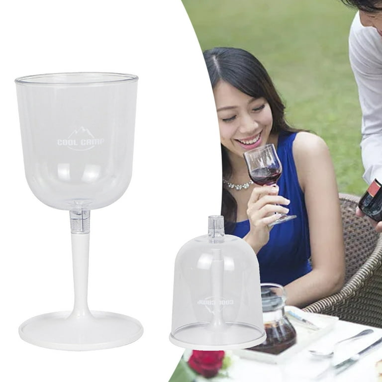 Yannee Outdoor camping anti-fall plastic goblet detachable portable wine  glass