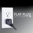 thumbnail image 6 of GE 8-Outlet Surge Protector Extension Cord, Pro Series, 8ft. ? 37055, 6 of 8