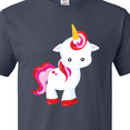 thumbnail image 4 of Inktastic Cute Little Unicorn With Red And Pink Mane, Hearts T-Shirt, 4 of 5