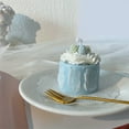 thumbnail image 5 of Blueberry Cheesecake Scented Candle, Mini Cake Candle Gift Set, Realistic Dessert Wax Candle with Cream and Berry, Sweet Fragrance Candle for Birthday Party Decor, 5 of 6