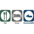 thumbnail image 3 of CafePress - Eat Sleep Snowmobile Mug - 11 oz Ceramic Mug - Novelty Coffee Tea Cup, 3 of 6