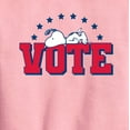 thumbnail image 2 of Peanuts - Vote Snoopy - Toddler & Youth Crewneck Fleece Sweatshirt, 2 of 5