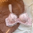thumbnail image 1 of Hello Kitty Cute Lace Bikini Bra and Panty Set with Push Up for Girls Size S-XL, 1 of 9