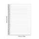 thumbnail image 3 of Cuaderno transparente encuadernado en B5 – Páginas desmontables, diseño plegable a 360°, papel grueso sin sangrado, páginas versátiles con líneas en red para escribir, 3 of 6