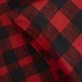 thumbnail image 2 of Sweet Home Collection 1800 Series Buffalo Plaid Black and Red 4 Piece Bed Sheet Set - California King, 2 of 6