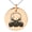 Rose, variant on Stainless Steel Biohazard Death Skull Engraved Small Medallion Circle Charm Pendant Necklace
