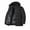 Black, variant on hoksml Men's Fleece Lined Parka with Detachable Hood Heavyweight Winter Jacket Long Sleeve Coat with Pockets