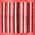 thumbnail image 1 of Ahgly Company Indoor Square Abstract Red Modern Area Rugs, 8' Square, 1 of 4