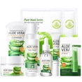 thumbnail image 1 of Set de cuidado de la piel Rosarden Aloe Vera con limpiador, mascarilla, tónico, etc., 1 of 7