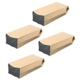 thumbnail image 1 of Minkissy 100Pcs Brown Kraft Paper Bags for Snacks Sealing Pouch Waterproof 5.1x2.2x1In, 1 of 8