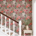 thumbnail image 2 of S4sassy Removable Nature-inspired Waterproof Wall Wrap, Finish Wallcover, Blooming Garden Flower Contact Paper for Walls, Cabinet, Dresser, Self Adhesive Vinyl Wallpaper Roll- Taupe(25"x360"), 2 of 9