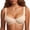 09# Complexion, variant on Women's Unlined Balconette Bra Underwire Supportive Plus Size Smooth Scoop Neck Underwire Red 34F