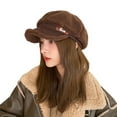 thumbnail image 2 of Neewe Women Winter Fuzzy Warm Hat Faux Fur Snow Ski Caps with Visor for Casual, Trips, Sports, Skiing, 2 of 2