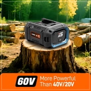 SENIX 60V 16 Battery Chainsaw Brushless Electric Chainsaws Cordless Chain Saw with 4Ah Battery & Charger Garden Tool for Trees, Pruning, Branch Trimming CSX6-M