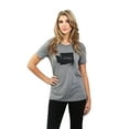 thumbnail image 2 of Thread Tank Home Roots State Washington WA Women's Relaxed Crewneck T-Shirt Tee Heather Grey Small, 2 of 4