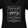 thumbnail image 4 of Inktastic Limited Edition 1972 One of a Kind Women's Plus Size V-Neck T-Shirt, 4 of 5