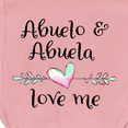 thumbnail image 3 of Inktastic Abuelo and Abuela Love Me Heart Grandchild Baby Burp Cloth, 3 of 3
