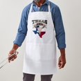 thumbnail image 5 of CafePress - Bull Skull Born Texas - Kitchen Apron with Pockets, Grilling Apron, Baking Apron, 5 of 5