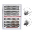 thumbnail image 2 of Cluster Lashes DIY Eyelash Clusters Extensions 10‑16mm Mixed Volume Individual False Lashes Extensions C with D (144 Cluster ), 2 of 5