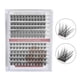 thumbnail image 2 of Cluster Lashes DIY Eyelash Clusters Extensions 10‑16mm Mixed Volume Individual False Lashes Extensions C with D (144 Cluster ), 2 of 5