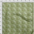 thumbnail image 4 of oneOone Rayon Pear Green Fabric Leaves Craft Projects Decor Fabric Printed By The Yard 56 Inch Wide-aB, 4 of 5