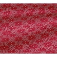thumbnail image 4 of oneOone Cotton Jersey Red Fabric Swirl Bandhani Dress Material Fabric Print Fabric By The Yard 58 Inch Wide, 4 of 4