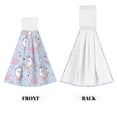 thumbnail image 2 of Sikiie Summer Cute Unicorns Hand Towel with Loop Hanging Towel Absorbent Tie Towels for Kitchen Tea Bar Bathroom Decor, 2 of 7