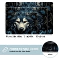 thumbnail image 2 of Wolf Polyester Non-Slip Machine Washable Door Rug Game Mat Kitchen Rug Office Rugs, 2 of 6