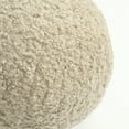 thumbnail image 3 of Lush Decor Neo Boucle Sphere Ball Throw Pillow 1 Piece 10" Round Neutral - Round Pillow - Soft Ball Pillow - Textured Decorative Pillows For Bed, Couch or Chair, 3 of 5