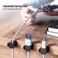 thumbnail image 2 of Cord Organizer, Adhesive Charger Cable Clips, 2 of 5