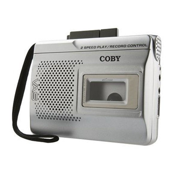Coby CX-R60 Voice Activated Cassette Recorder with Built-in Speaker