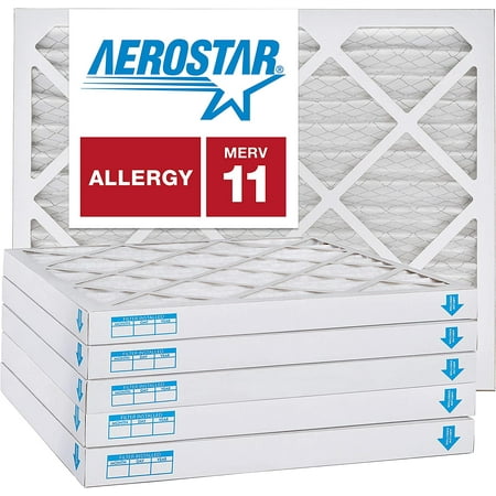 

16x30x2 MERV 11 Pleated Air Filter 16x30x2 Box of 6 Made in The USA
