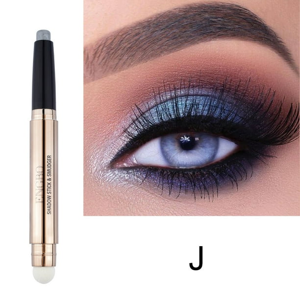 WSBDENLK Double Head Eye Shadow Pen, Pearl Light Silkworm Eye Shadow High Gloss Pen Eye Makeup