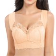 thumbnail image 1 of Ultimate Lift Stretch Full-figure Seamless Lace Cut-out Bra For Women Gathered, 1 of 5