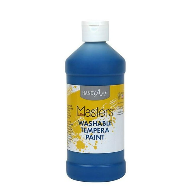 Rock Peinture & Handy Art RPC211730-6 16 oz Little Masters Peinture Lavable, Bleu - 6 Chacun