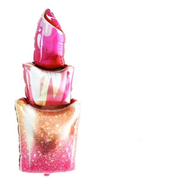 Labios de 18 pulgadas lápiz labial globo de aluminio material de fiesta fiesta de cumpleaños lugar