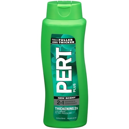 Pert Plus Thickening 2x 2 in 1 Shampoo & Conditioner, 25.4 fl. oz. (Best Volumizing Shampoo And Conditioner For Thin Hair)