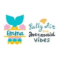 thumbnail image 2 of Personalized Fin Ocean Salty Air Mermaid Vibes Seahorse Statfish Princess Fish Starfish Queen Sweet Dreams Bedtime Unicorn Lovely Dear Dream Holiday Decorating Wall Decal Sticker - Size: 20 In X 12 In, 2 of 5