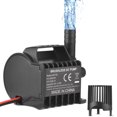 thumbnail image 3 of 12V Mini Submersible Water Pump QR70E - 330L/H Flow Rate, 2m Max Lift, 50cm Cable - Ultra-Quiet, Energy-Saving (2.8W) with Water-Electricity Separation, Suction Cup Base - Ideal for Fish Tanks,, 3 of 6