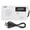 White, variant on Riousery RD638 Portable Solar Emergency Hand Crank AM FM Radio with 1LED Flashlight 90dB Alarm and 500mAh Battery for Outdoor Survival Gear, White (16 cm / 6.3 inches)