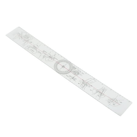 

Goniometer Transparent PVC Joints Measuring Tool Easy Reading Lightweight Wearproof Clear Print Orthopedic Angle Ruler For Physical Therapy Surgery Recovery