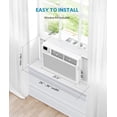 thumbnail image 3 of CRZOE Window Air Conditioner, 14000 BTU Window AC Unit, Cooling Room 700sq.ft, Fast Cooling, 24H Timer,Dehumidifier Mo, Energy Saving, Remote Control for Living Room, Bedroom, Office, 3 of 7