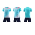 thumbnail image 2 of Krdevn Unisex Gradient Soccer Set Breathable Training Uniform for Youth and Adults,11-12 Years, 2 of 3